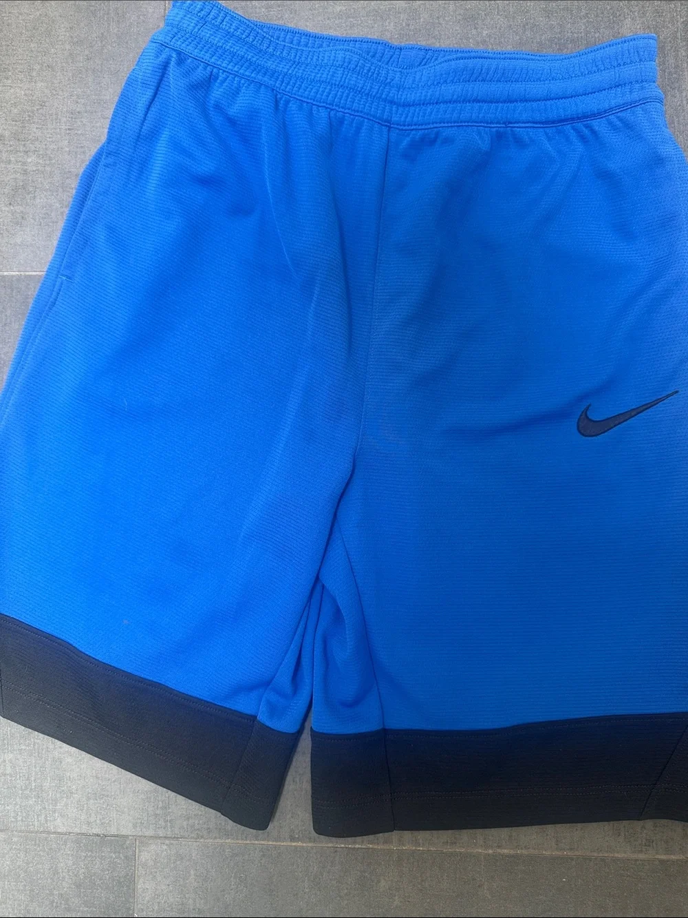 Nike Royal Blue Athletic Shorts with Black Accent